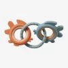 Anneaux De Dentition En Bois Et Silicone Multicolor - Vertbaudet -Bébé Boutique anneaux de dentition en bois et silicone