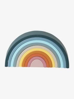Arc-en-ciel à Empiler En Silicone Multicolor - Vertbaudet