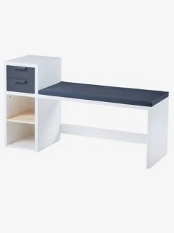 Banc De Lecture + Rangement LIGNE REGLISSE Blanc/gris Foncé - Vertbaudet 9 Banc De Lecture + Rangement LIGNE REGLISSE Blanc/gris Foncé - Vertbaudet -Bébé Boutique banc de lecture rangement ligne reglisse 2
