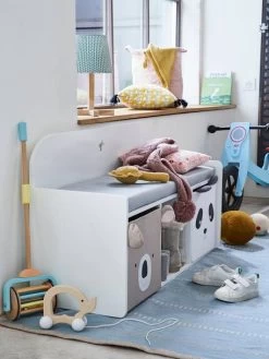 Banquette LIGNE SIRIUS Blanc/gris - Vertbaudet -Bébé Boutique banquette ligne sirius 2