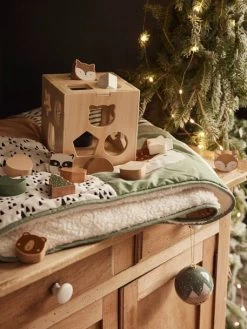 Boîte Des Animaux à Encastrer GREEN FOREST En Bois FSC® Multicolore - Vertbaudet -Bébé Boutique boite des animaux a encastrer green forest en bois fsc 1