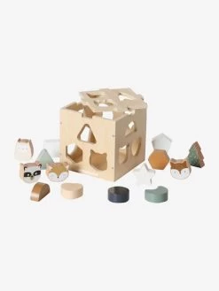Boîte Des Animaux à Encastrer GREEN FOREST En Bois FSC® Multicolore - Vertbaudet -Bébé Boutique boite des animaux a encastrer green forest en bois fsc 2