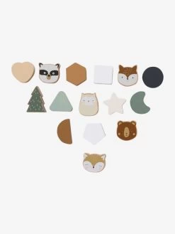 Boîte Des Animaux à Encastrer GREEN FOREST En Bois FSC® Multicolore - Vertbaudet -Bébé Boutique boite des animaux a encastrer green forest en bois fsc 4