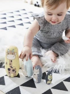 Boites Gigognes Animaux En Bois Multicolore - Vertbaudet -Bébé Boutique boites gigognes animaux en bois 4