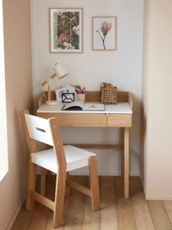 Bureau Enfant Vintage Blanc - Vertbaudet -Bébé Boutique bureau enfant vintage 3
