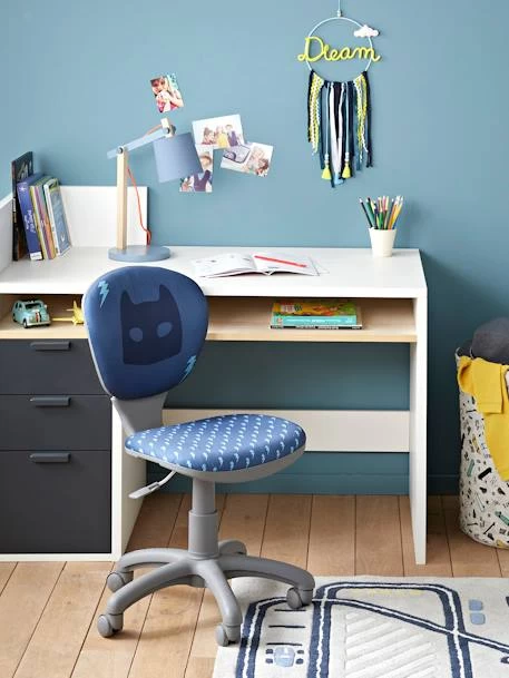 Chaise De Bureau à Roulettes Enfant Super-héros Bleu - Vertbaudet 8 Chaise De Bureau à Roulettes Enfant Super-héros Bleu - Vertbaudet – Image 6