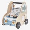 Chariot De Marche Avec Freins EN VOITURE SIMON En Bois FSC® Multicolore - Vertbaudet -Bébé Boutique chariot de marche avec freins en voiture simon en bois fsc