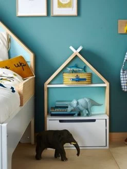 Chevet Enfant Fond Réversible Bleu Ou Rose LIGNE TIPILI Blanc - Vertbaudet -Bébé Boutique chevet enfant fond reversible bleu ou rose ligne tipili 4