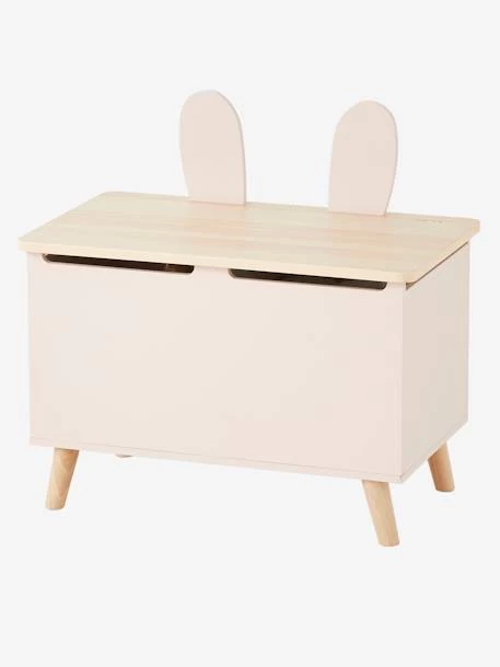 Coffre De Rangement Bunny Rose Clair/bois - Vertbaudet 3 Coffre De Rangement Bunny Rose Clair/bois - Vertbaudet