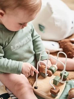 Coffret 3 Jeux D'éveil GREEN FOREST En Bois FSC® Multicolore - Vertbaudet -Bébé Boutique coffret 3 jeux deveil green forest en bois fsc 3