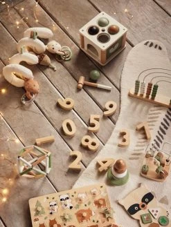 Coffret 3 Jeux D'éveil GREEN FOREST En Bois FSC® Multicolore - Vertbaudet -Bébé Boutique coffret 3 jeux deveil green forest en bois fsc 4