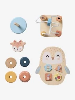 Coffret 3 Jeux D'éveil Les Amis De La Forêt En Bois FSC® Beige - Vertbaudet -Bébé Boutique coffret 3 jeux deveil les amis de la foret en bois fsc 4