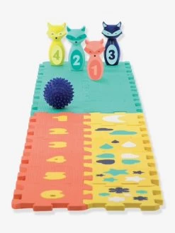 Coffret D'activités Tapis Quille Et Formes LUDI Multicolore - Ludi -Bébé Boutique coffret dactivites tapis quille et formes ludi 1