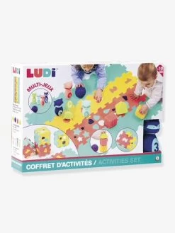 Coffret D'activités Tapis Quille Et Formes LUDI Multicolore - Ludi -Bébé Boutique coffret dactivites tapis quille et formes ludi 4