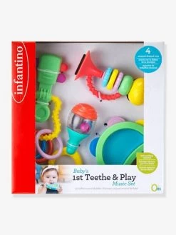 Coffret Musical Multi-texturé - INFANTINO Multicolor - Infantino -Bébé Boutique coffret musical multi texture infantino 4