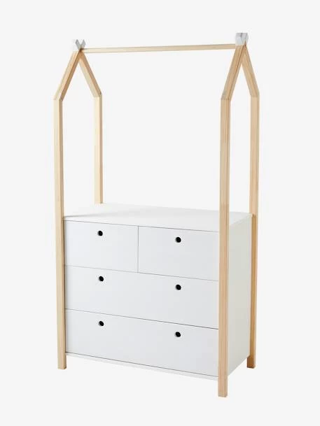 Commode Penderie Coconut Blanc - Vertbaudet 4 Commode Penderie Coconut Blanc - Vertbaudet – Image 2