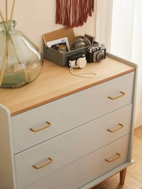 Commode Prof. 42 Cm LIGNE SIXTIES Vert D'eau - Vertbaudet 6 Commode Prof. 42 Cm LIGNE SIXTIES Vert D'eau - Vertbaudet – Image 4