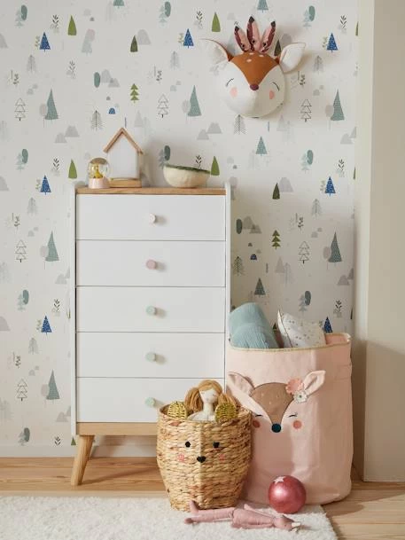 Commode Semainier Avec Poignées Personnalisables LIGNE CONFETTI Blanc - Vertbaudet 5 Commode Semainier Avec Poignées Personnalisables LIGNE CONFETTI Blanc - Vertbaudet – Image 3