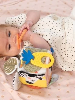 Cube D'Éveil Savane - TAF TOYS Orange - Taf Toys -Bébé Boutique cube deveil savane taf toys 2