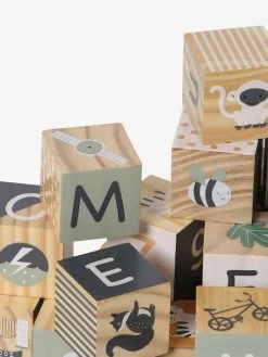 Cubes Alphabet En Bois FSC® Multicolore - Vertbaudet -Bébé Boutique cubes alphabet en bois fsc 1