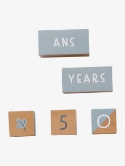 Cubes De L'âge Spécial Photos En Bois FSC® Multicolore - Vertbaudet -Bébé Boutique cubes de lage special photos en bois fsc 5