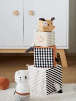 Cubes En Tissu MES PETITS JOUETS Multicolore - Vertbaudet -Bébé Boutique cubes en tissu mes petits jouets 4