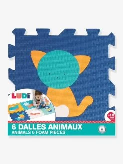 Dalles 6 Animaux LUDI Multicolore - Ludi 11 Dalles 6 Animaux LUDI Multicolore - Ludi -Bébé Boutique dalles 6 animaux ludi 3