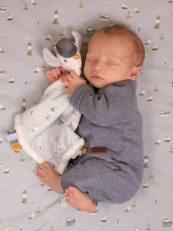 Bébé Boutique -Bébé Boutique doudou carre mouette sailors bay little dutch 1