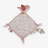 Doudou Carré Oiseau - Flowers & Butterflies - LITTLE DUTCH Rose Pâle - Little Dutch -Bébé Boutique doudou carre oiseau flowers butterflies little dutch