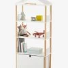 Etagère Bibliothèque "maison" LIGNE WOODY Blanc/bois - Vertbaudet -Bébé Boutique etagere bibliotheque maison ligne woody