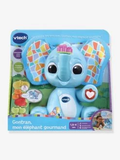 Gontran, Mon éléphant Gourmand - VTECH Bleu - Toutes Les Marques -Bébé Boutique gontran mon elephant gourmand vtech 1