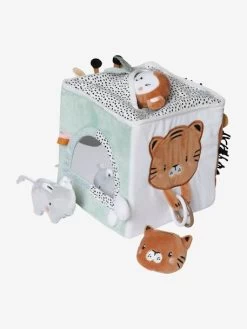 Grand Cube D'activités En Tissu TANZANIE Multicolore - Vertbaudet