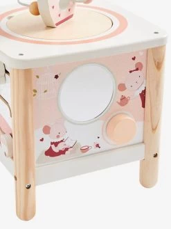 Grand Cube D'activités GRENIER En Bois FSC® Blanc - Vertbaudet -Bébé Boutique grand cube dactivites grenier en bois fsc 5