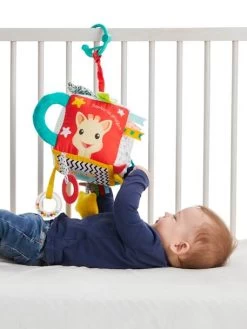 Grand Cube D'Activités Sophie La Girafe - VULLI Multicolore - Sophie La Girafe -Bébé Boutique grand cube dactivites sophie la girafe vulli 4