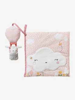 Grand Livre D'éveil Et Marionnettes à Doigts En Velours PAYS ROSE Multicolore - Vertbaudet -Bébé Boutique grand livre deveil et marionnettes a doigts en velours pays rose 1