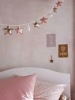 Guirlande étoiles Magie Rose Rose - Vertbaudet -Bébé Boutique guirlande etoiles magie rose 5