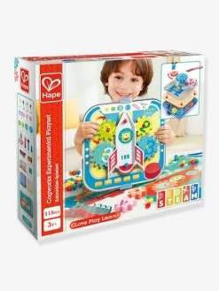 Jeu Des Engrenages - HAPE Bleu - Hape -Bébé Boutique jeu des engrenages hape 4