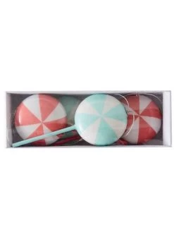 Les 4 Décorations Candy à Suspendre Rouge - Vertbaudet -Bébé Boutique les 4 decorations candy a suspendre 1