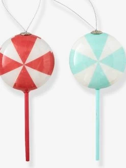 Les 4 Décorations Candy à Suspendre Rouge - Vertbaudet -Bébé Boutique les 4 decorations candy a suspendre 5