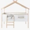 Lit Cabane Enfant Robinson Blanc - Vertbaudet 1 Lit Cabane Enfant Robinson Blanc - Vertbaudet -Bébé Boutique lit cabane enfant robinson