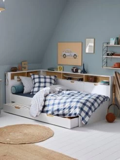 Lit Enfant Multi Rangements TRÉSOR Blanc - Vertbaudet -Bébé Boutique lit enfant multi rangements tresor 4