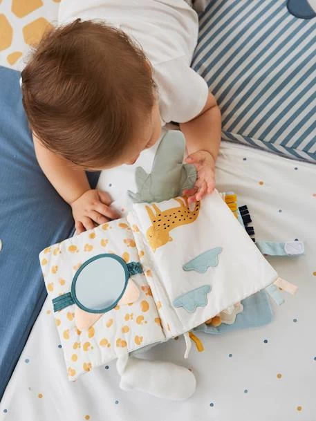 Livre Doudou Zèbre Bleu - Vertbaudet 4 Livre Doudou Zèbre Bleu - Vertbaudet – Image 2