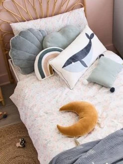 Lot De 2 Coussins SOUS L'OCÉAN Bleu - Vertbaudet -Bébé Boutique lot de 2 coussins sous locean 4