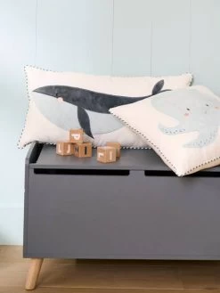 Lot De 2 Coussins SOUS L'OCÉAN Bleu - Vertbaudet -Bébé Boutique lot de 2 coussins sous locean 5