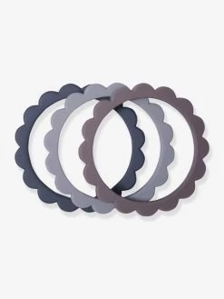 Lot De 3 Bracelets De Dentition Fleur - MUSHIE Vert - Mushie