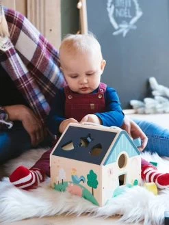 Maison Des Formes En Bois FSC® Multicolore - Vertbaudet -Bébé Boutique maison des formes en bois fsc 2