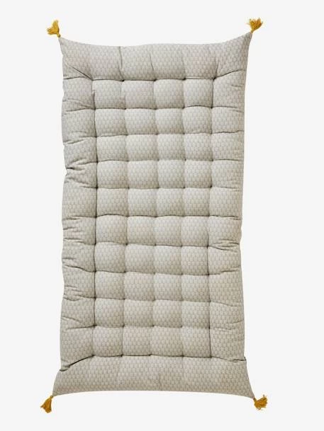 Matelas De Sol Avec Pompons Gris Clair Imprimé - Vertbaudet 3 Matelas De Sol Avec Pompons Gris Clair Imprimé - Vertbaudet