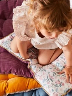 Matelas De Sol Bi-matière VICTORIA Prune - Vertbaudet -Bébé Boutique matelas de sol bi matiere victoria 3