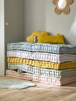 Matelas De Sol Style Futon Ocre - Vertbaudet 11 Matelas De Sol Style Futon Ocre - Vertbaudet -Bébé Boutique matelas de sol style futon 3