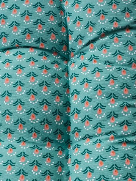 Matelas De Sol Velours Eden India Vert / Rose - Vertbaudet 5 Matelas De Sol Velours Eden India Vert / Rose - Vertbaudet – Image 3